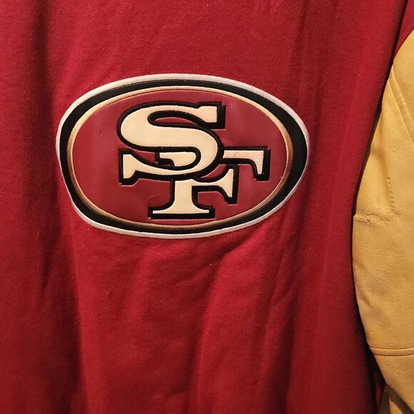 NFL San Francisco 49ers Wool Varsity Jacket XL - Picture 3 of 6